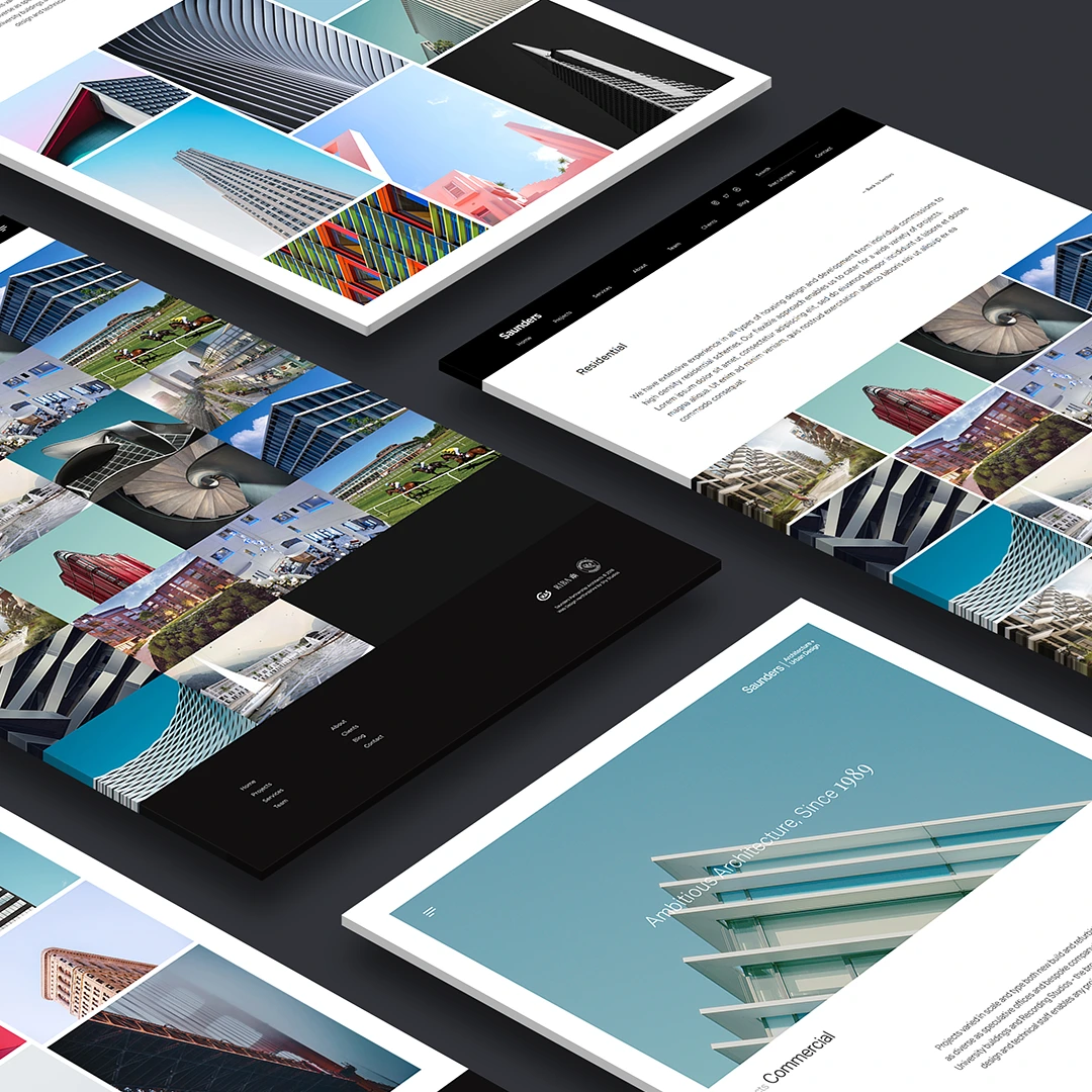 Hertfordshire Architect Web Design Concepts.