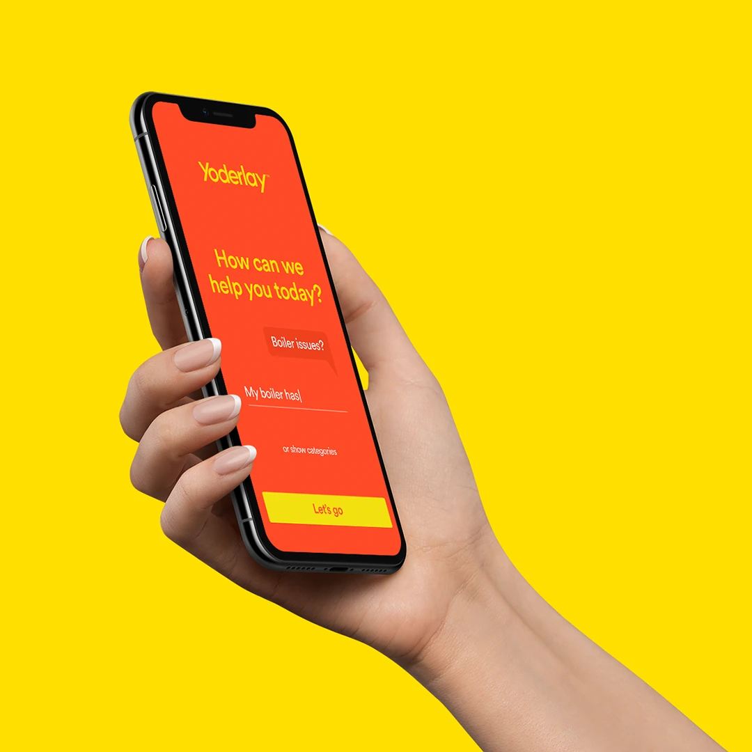 Yoderlay Mobile App Design.
